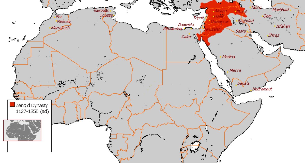 Mosul-Sincar-Aleppo Tutor Principality Zengîliler
